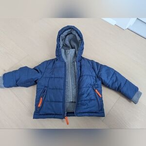 Rothschild Blue and Gray Kids Jacket